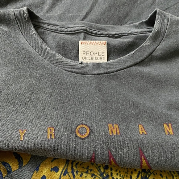 Def Leppard Tops - DEF LEPPARD PYROMANIA 1983 REWORKED DISTRESSED RETRO WASH RAW CROPPED MUSIC CROP